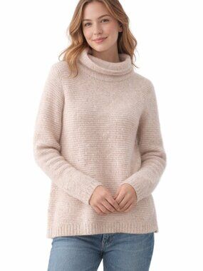 La Vie Rebecca Taylor Mohair blend Turtleneck Sweater Womens Size S/M